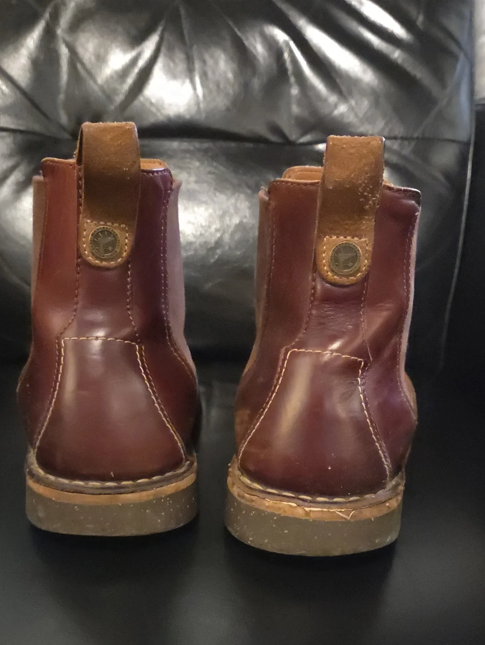 Men's Birmingham Slip On Men In Oiled Leather - Slip On Chelsea Boot